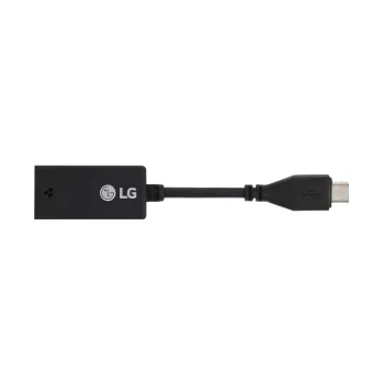 USB-C 타입 LAN 젠더 (블랙, 10-100Mbps) 상품 이미지