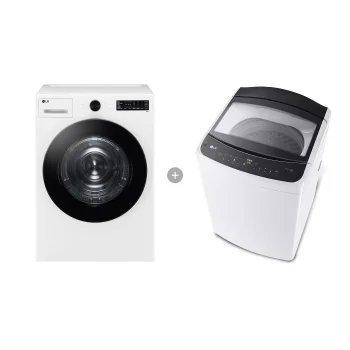 LG 트롬 오브제컬렉션 건조기 + LG 통돌이 세탁기 상품 이미지