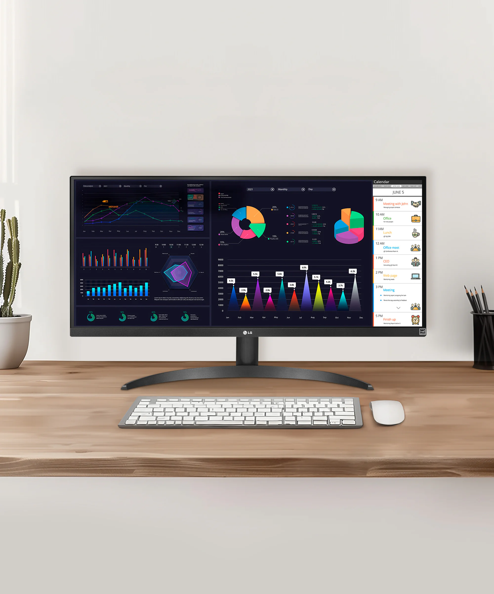 LG 울트라와이드 모니터 | 29WQ500 | 모니터 | PC/모니터 | 제품