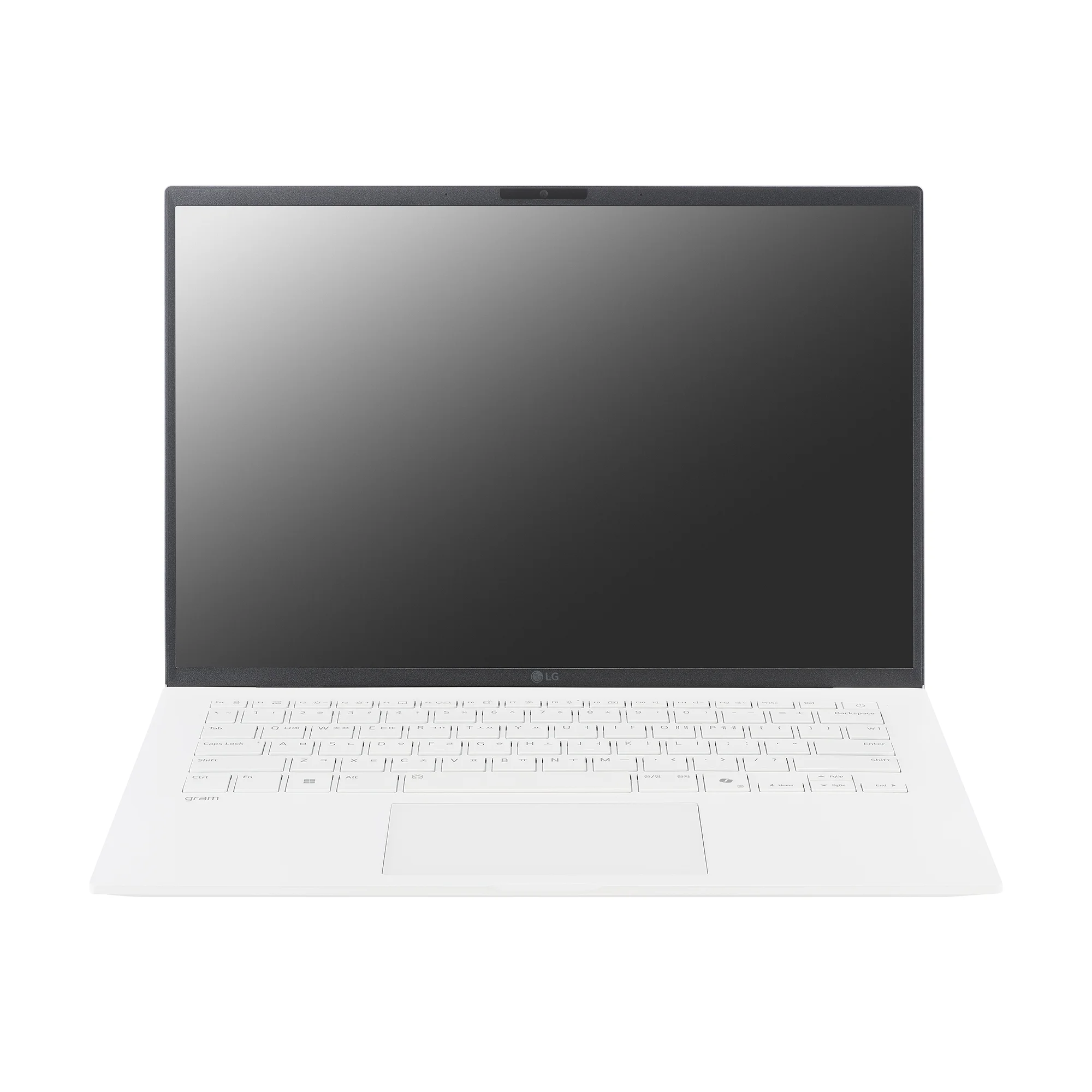 LG gram 14 14Z90T 제품군 키보드와 화면 정면