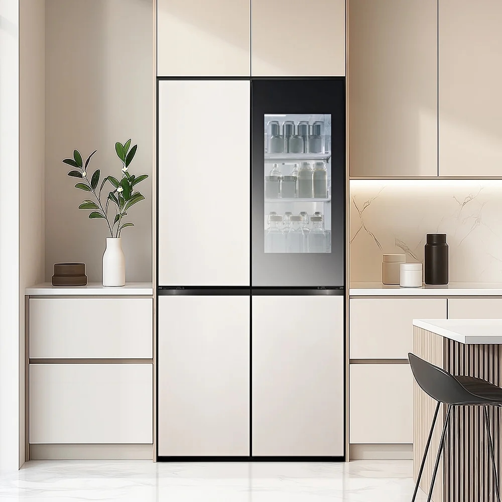 LG 디오스 오브제컬렉션 STEM 베이직 냉장고 Fit & Max (노크온