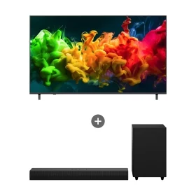 LG QNED evo AI (스탠드형)+ LG 사운드바 상품 이미지