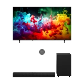 LG QNED AI (스탠드형)+ LG 사운드바 상품 이미지