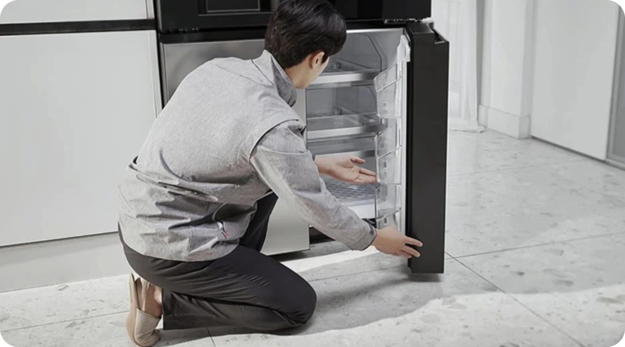 서비스기사가 A/S 중
