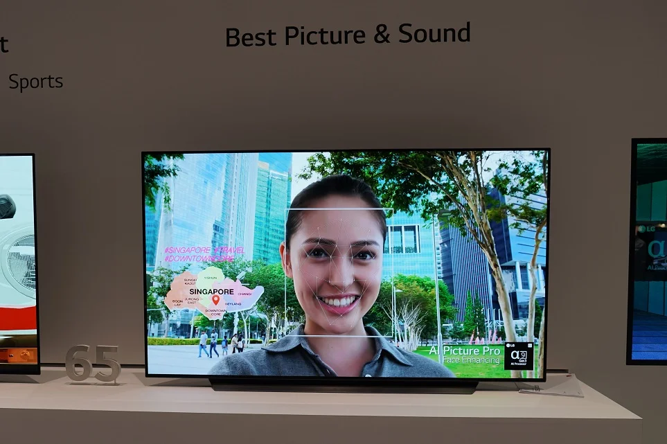 CES 2020에서 선보인 LG전자 올레드 TV 모습 2