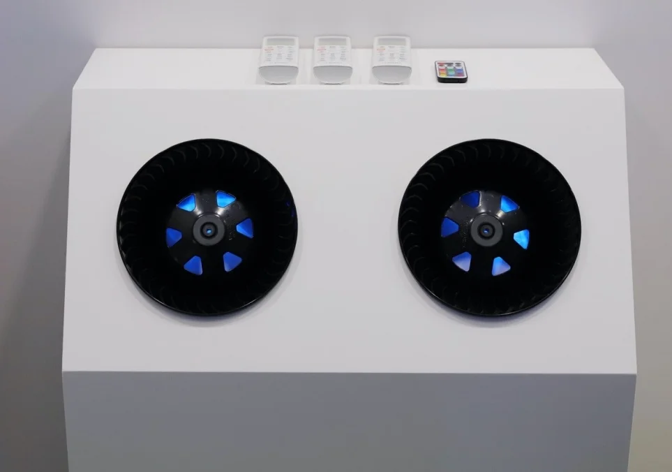 에어컨 바람을 만드는 팬을 살균하는 기술로 UV LED 이미지