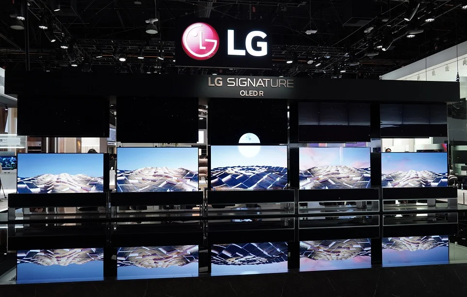 CES 2019에서 선보인 ‘LG 시그니처 올레드 R' 이미지 1
