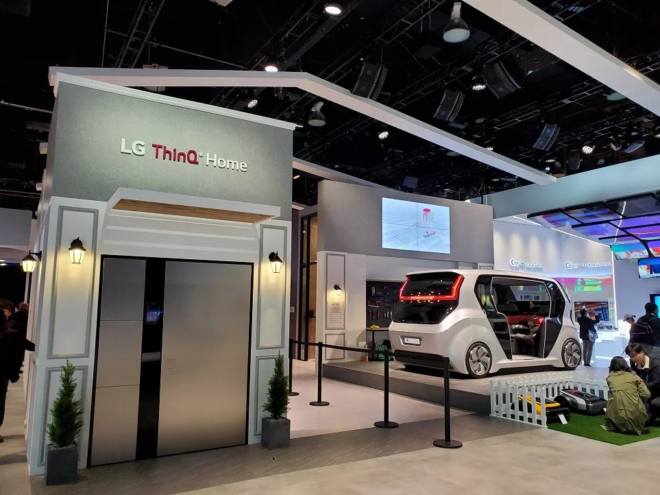 CES 2020 LG 전자 부스 전경 2