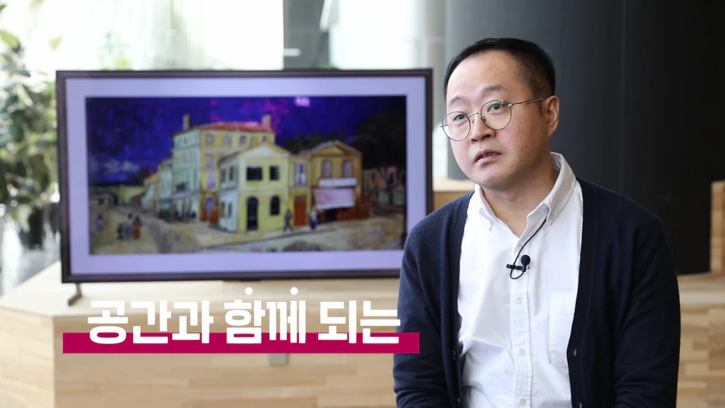 인터뷰하는 김형원 책임연구원