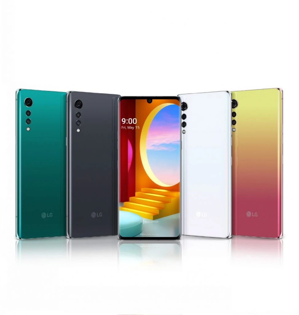 LG 벨벳 제품 이미지.