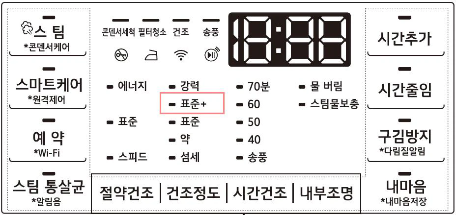 건조 정도 옵션 설정하는 방법