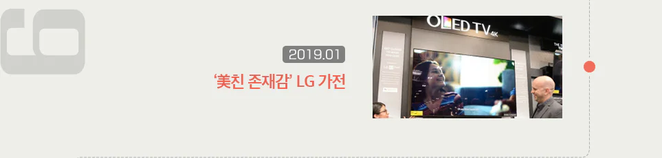 미친 존재감 LG 가전