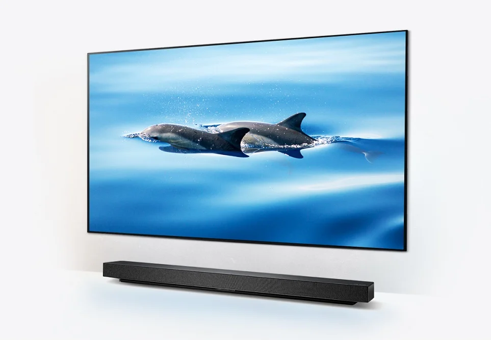 LG 올레드 TV와 LG 사운드 바