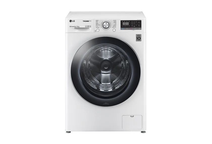 12kg 용량 LG 트롬 세탁기 씽큐(모델명: F12WVC).