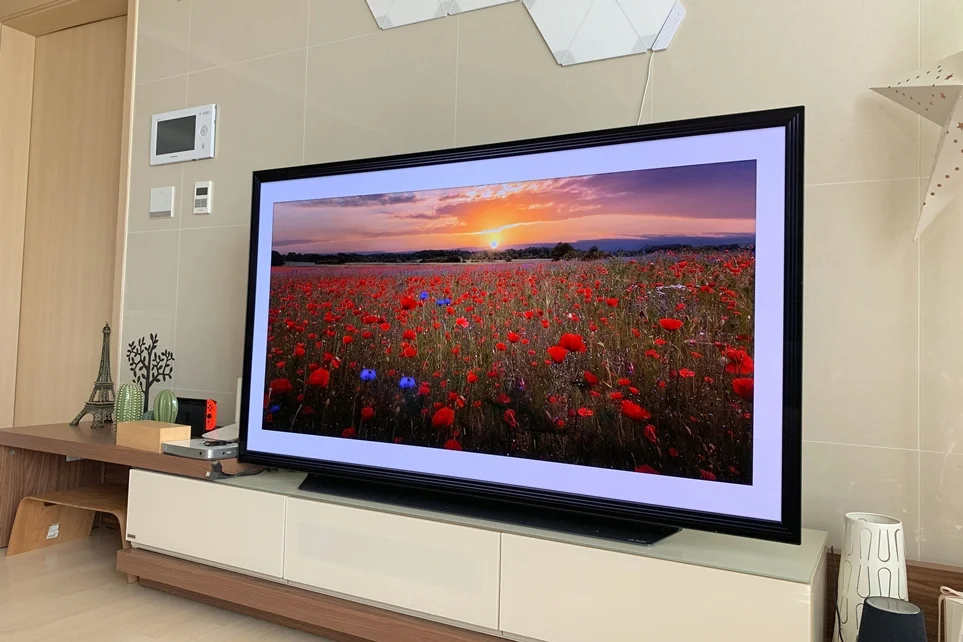 LG 올레드 TV 갤러리 모드 갤러리 모드의 LG 올레드 TV