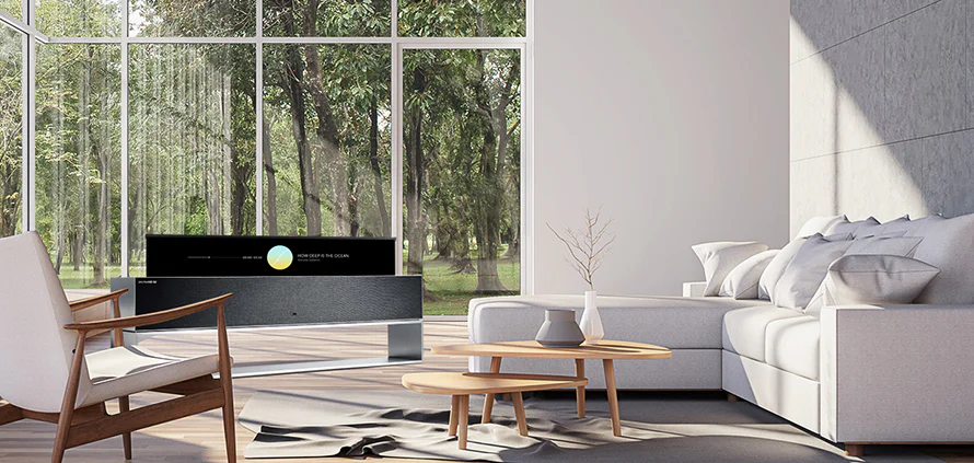 LG SIGNATURE OLED R – LINE VIEW