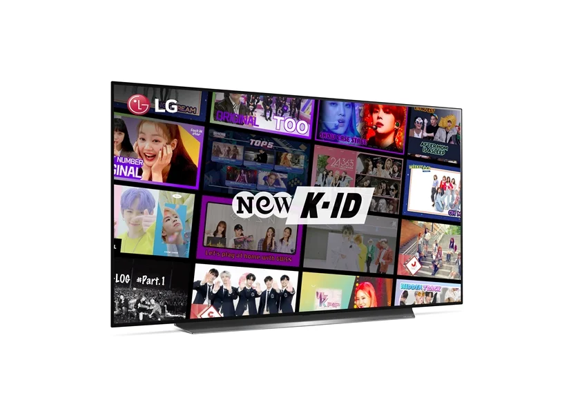 LG 올레드 TV(모델명: CX)에 한류 콘텐츠 채널을 띄운 모습. LG 올레드 TV(모델명: CX)에 한류 콘텐츠 채널을 띄운 모습.