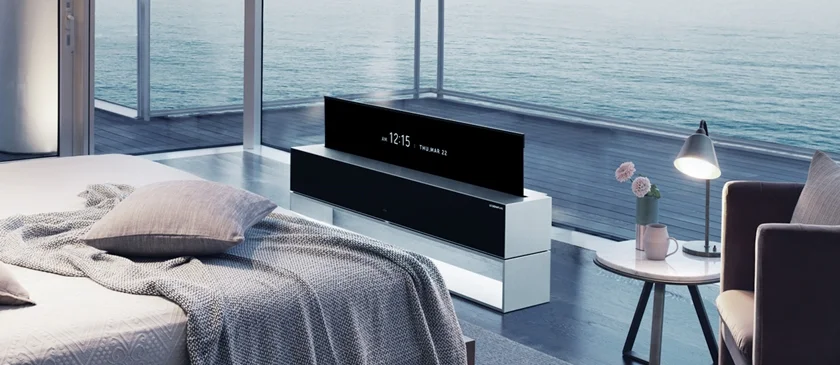 LG 시그니처 올레드 R 침실 인테리어 이미지 LG 시그니처 올레드 R 침실 인테리어 이미지