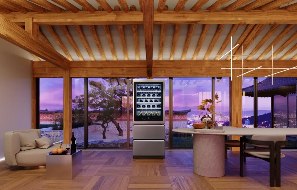 Modern Hanok in Seoul(모던 한옥 인 서울)’ 컨셉으로 꾸며진 한옥인테리어와 LG 시그니처 와인셀러
