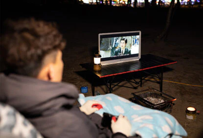 LG 룸앤 TV 하나면 감성 캠핑 완성!