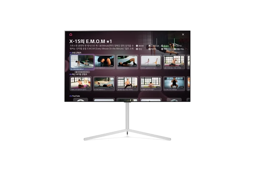 LG webOS TV 고객은 개방형 플랫폼 기반의 LG 피트니스 앱을 통해 LG전자의 자체  콘텐츠뿐만 아니라 피트니스 전문 크리에이터가 제작한 다양한 콘텐츠도 함께 즐길 수 있다. 