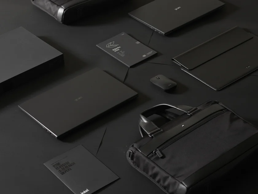 ‘LG 그램 블랙 라벨(Black label)’ 풀패키지 제품사진 ‘LG 그램 블랙 라벨(Black label)’ 풀패키지 제품사진