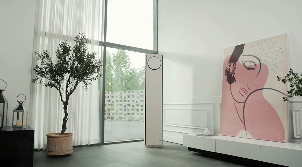 여름철 실내 환경을 더욱 쾌적하게 유지시켜주는 LG 휘센 타워