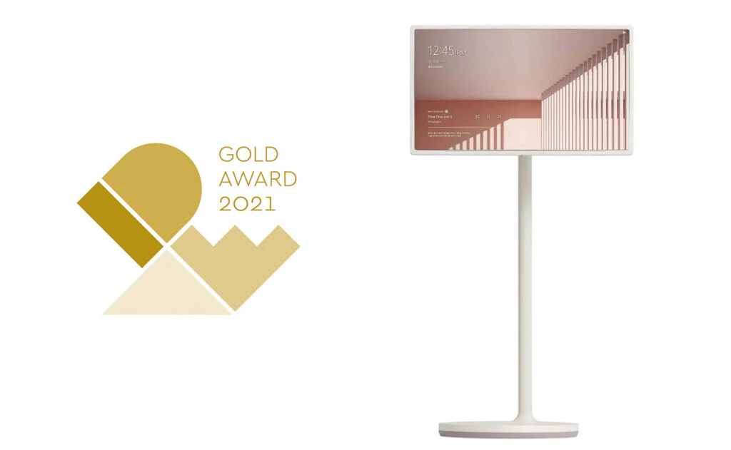 IDEA 2021에서 최고상(Gold)을 수상한 LG 스탠바이미(StanbyME). IDEA 2021에서 최고상(Gold)을 수상한 LG 스탠바이미(StanbyME).