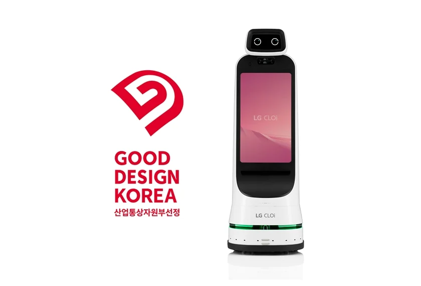 LG전자 안내로봇 ‘LG 클로이 가이드봇(LG CLOi GuideBot)’이 6일 ‘2021 우수디자인(GD)상품선정’에서 산업통상자원부 장관상을 수상했다. 제품사진. LG전자 안내로봇 ‘LG 클로이 가이드봇(LG CLOi GuideBot)’이 6일 ‘2021 우수디자인(GD)상품선정’에서 산업통상자원부 장관상을 수상했다. 제품사진.