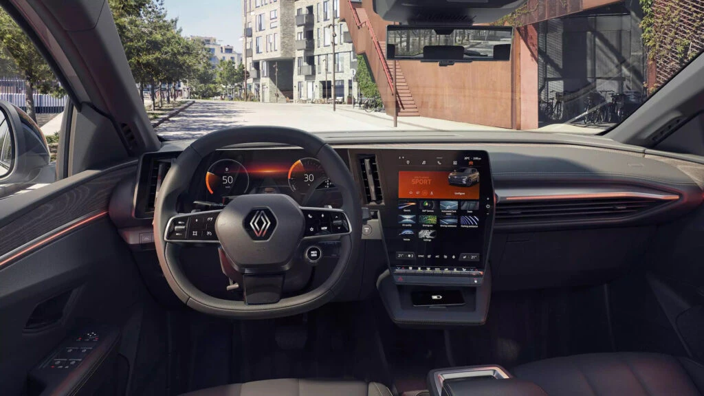 LG전자가 프랑스 자동차 업체 르노그룹(Renault Group)의 전기차 신모델 ‘메간 E-Tech(Mégane E-Tech)’에 차세대 인포테인먼트 시스템을 공급했다. 사진은 LG전자의 차세대 인포테인먼트 시스템이 탑재된 르노그룹 메간 E-Tech 차량의 내부 모습 LG전자가 프랑스 자동차 업체 르노그룹(Renault Group)의 전기차 신모델 ‘메간 E-Tech(Mégane E-Tech)’에 차세대 인포테인먼트 시스템을 공급했다. 사진은 LG전자의 차세대 인포테인먼트 시스템이 탑재된 르노그룹 메간 E-Tech 차량의 내부 모습