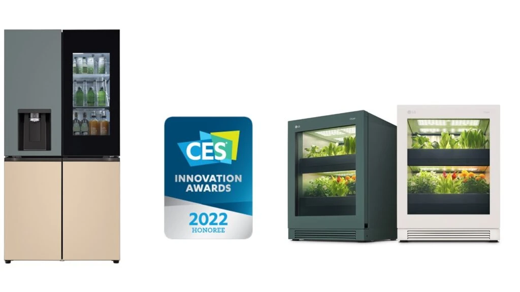 [사진] LG전자 CES2022 혁신상 수상 제품 리스트
