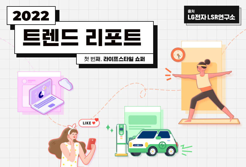 LG전자 2022 소비욕망 트렌드리포트 첫 번째 ‘라이프스타일 쇼퍼’ 편
