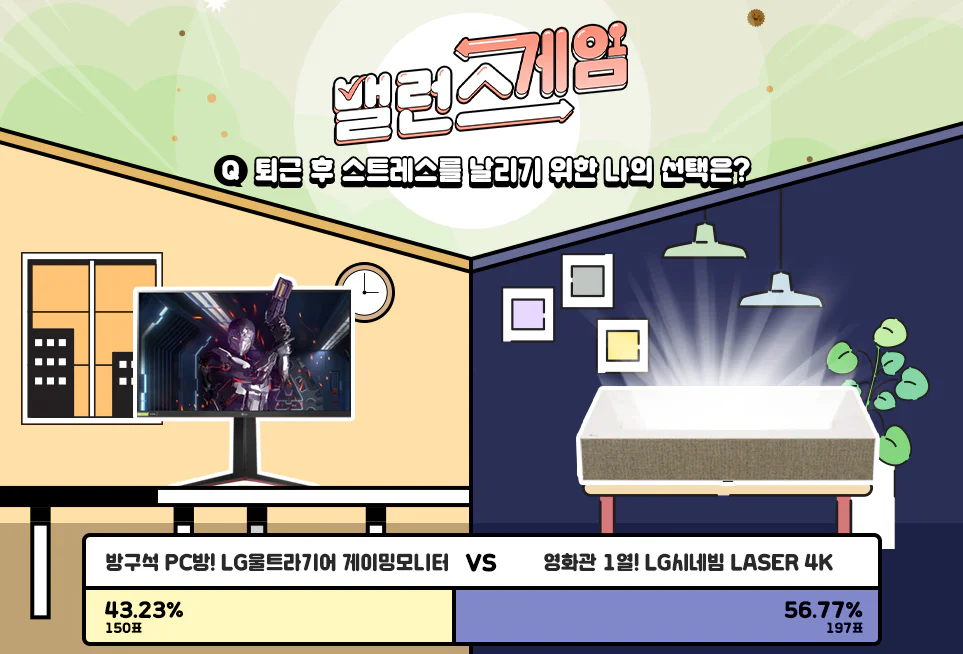 퇴근 후 스트레스를 날리기 위한 나의 선택은? 이벤트 결과 퇴근 후 스트레스를 날리기 위한 나의 선택은? 이벤트 결과