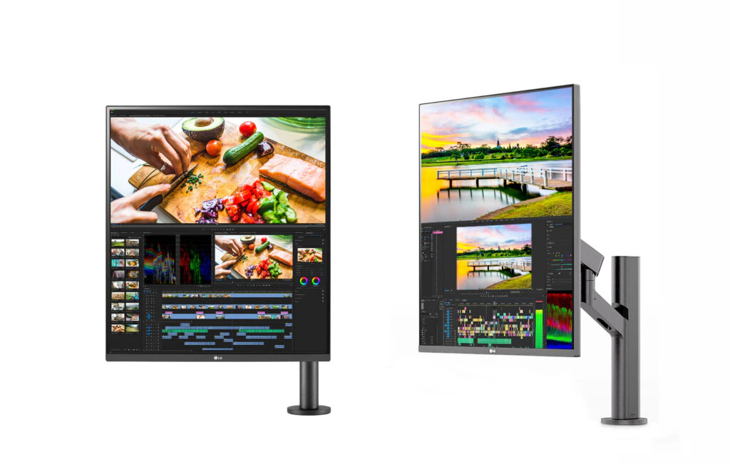 LG 듀얼업 모니터는 28형(화면 대각선 70cm) 나노IPS 디스플레이에 16:18 화면비를 적용한 것이 특징이다. 
