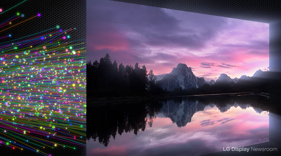LG디스플레이에서 새롭게 선보인 차세대 패널 OLED.EX LG디스플레이에서 새롭게 선보인 차세대 패널 OLED.EX