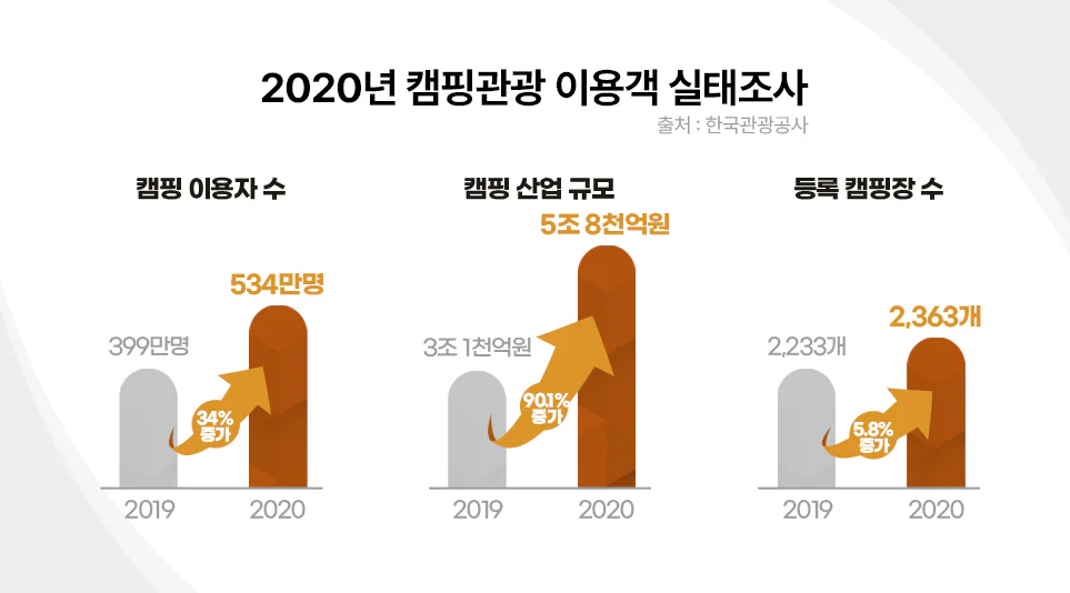 2020년 캠핑관광 이용객 실태조사 2020년 캠핑관광 이용객 실태조사