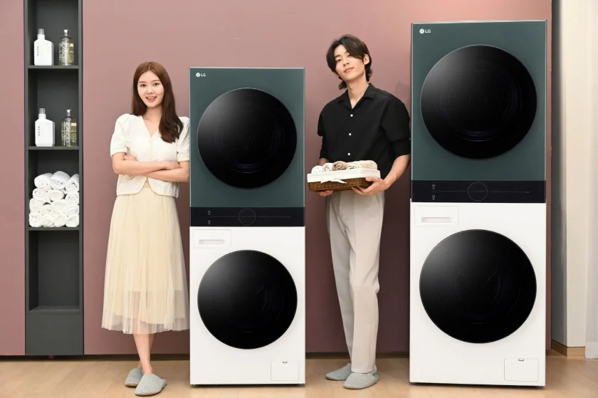 LG전자가 세탁량이 적은 가구나 세탁실이 좁은 가정에서도 원바디 세탁건조기를 고객이 편리하게 쓸 수 있도록 제품 크기를 줄인 ‘트롬 워시타워 컴팩트’를 이달 말 출시한다.