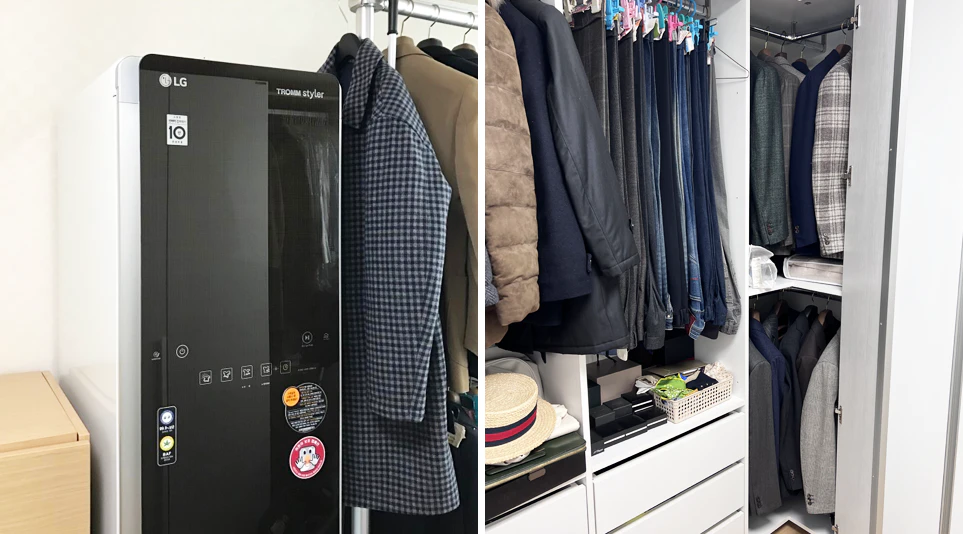 관리가 어려운 옷도 간편하게 관리할 수 있는 LG 스타일러 관리가 어려운 옷도 간편하게 관리할 수 있는 LG 스타일러