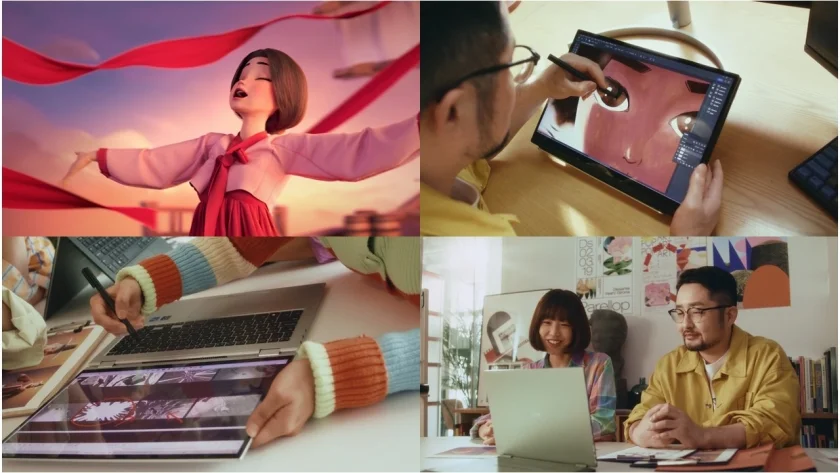 LG전자가 심청전을 모티브로 한 한국계 미국인 줄리아 류의 노래를 애니메이션 뮤직비디오로 제작한 LG 그램 360 영상이 인기를 끌고 있다. 사진은 영상 갈무리. LG전자가 심청전을 모티브로 한 한국계 미국인 줄리아 류의 노래를 애니메이션 뮤직비디오로 제작한 LG 그램 360 영상이 인기를 끌고 있다. 사진은 영상 갈무리.