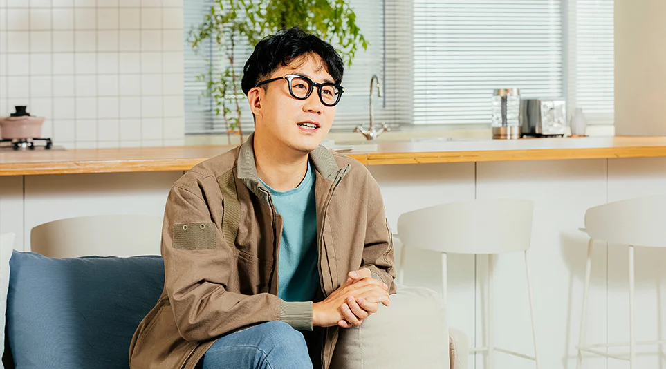 가전 제품에 대한 아이디어를 설명하는 임진오님