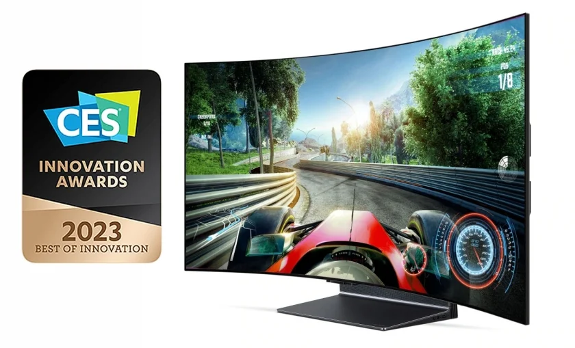 'CES 2023 최고 혁신상'을 수상한 벤더블 게이밍 올레드 TV 'LG 올레드 플렉스(FLEX)'