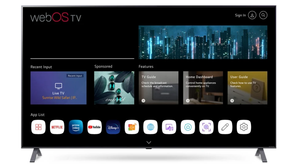 기술의 발달과 콘텐츠 진화에 따른 TV의 변화와 스마트 TV 플랫폼 webOS 대해 얘기하다 