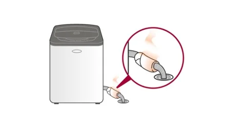 LG 트롬 세탁기 배수 호스 동결 시 해결 방법