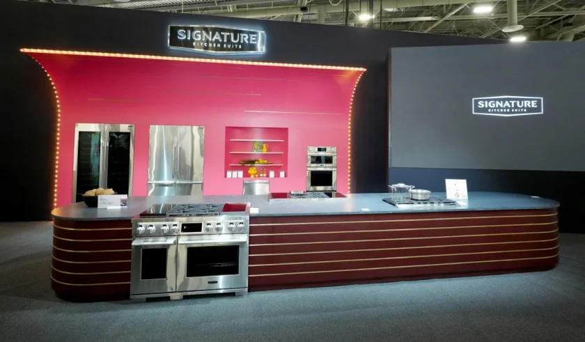 LG전자가 美 최대 주방·욕실 전시회인 ‘KBIS(The Kitchen & Bath Industry Show) 2023’에서 超프리미엄 빌트인 ‘시그니처 키친 스위트’에 UP가전을 결합한 차별화된 고객경험을 앞세워 미국 빌트인 시장 공략을 강화한다. LG전자는 이번 전시에서 빌트인 가전, 미니멀 디자인 가전 등 다양한 라인업의 ‘ThinQ UP(씽큐 업)’ 제품을 선보인다.