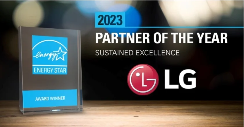 LG전자, ‘2023 에너지스타 어워드’ 최고상 수상