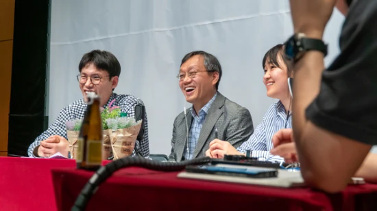 <구성원과 함께 시간을 보내는 오세기 H&A연구센터장>
