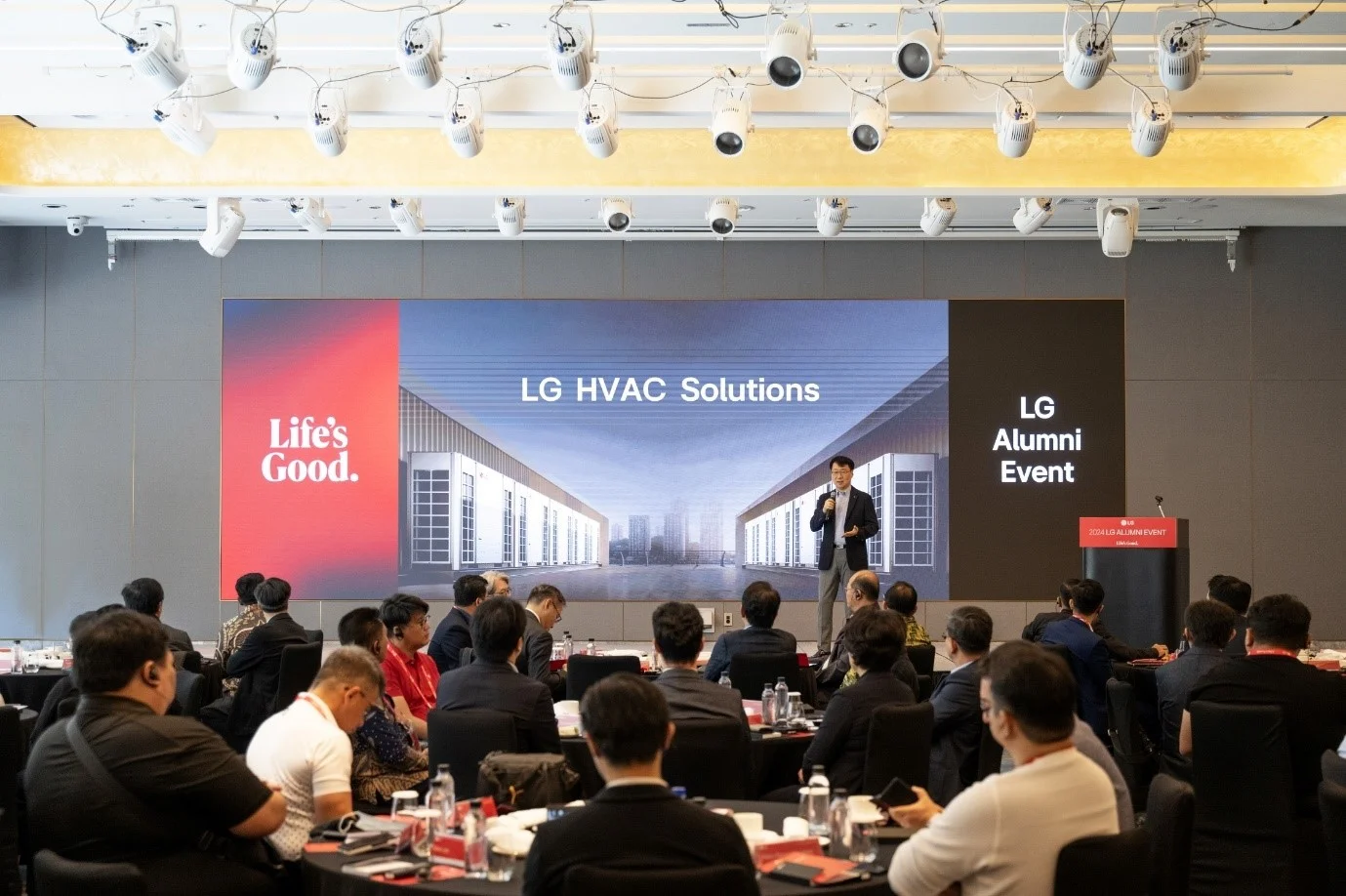지난 5월 열린 ‘2024 LG HVAC 리더스 서밋 LG Alumni Event