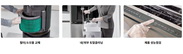 단순 AS를 넘어 정기 세척, 성능 점검 등 전문적인 제품 관리를 제공하는 LG전자 구독 서비스