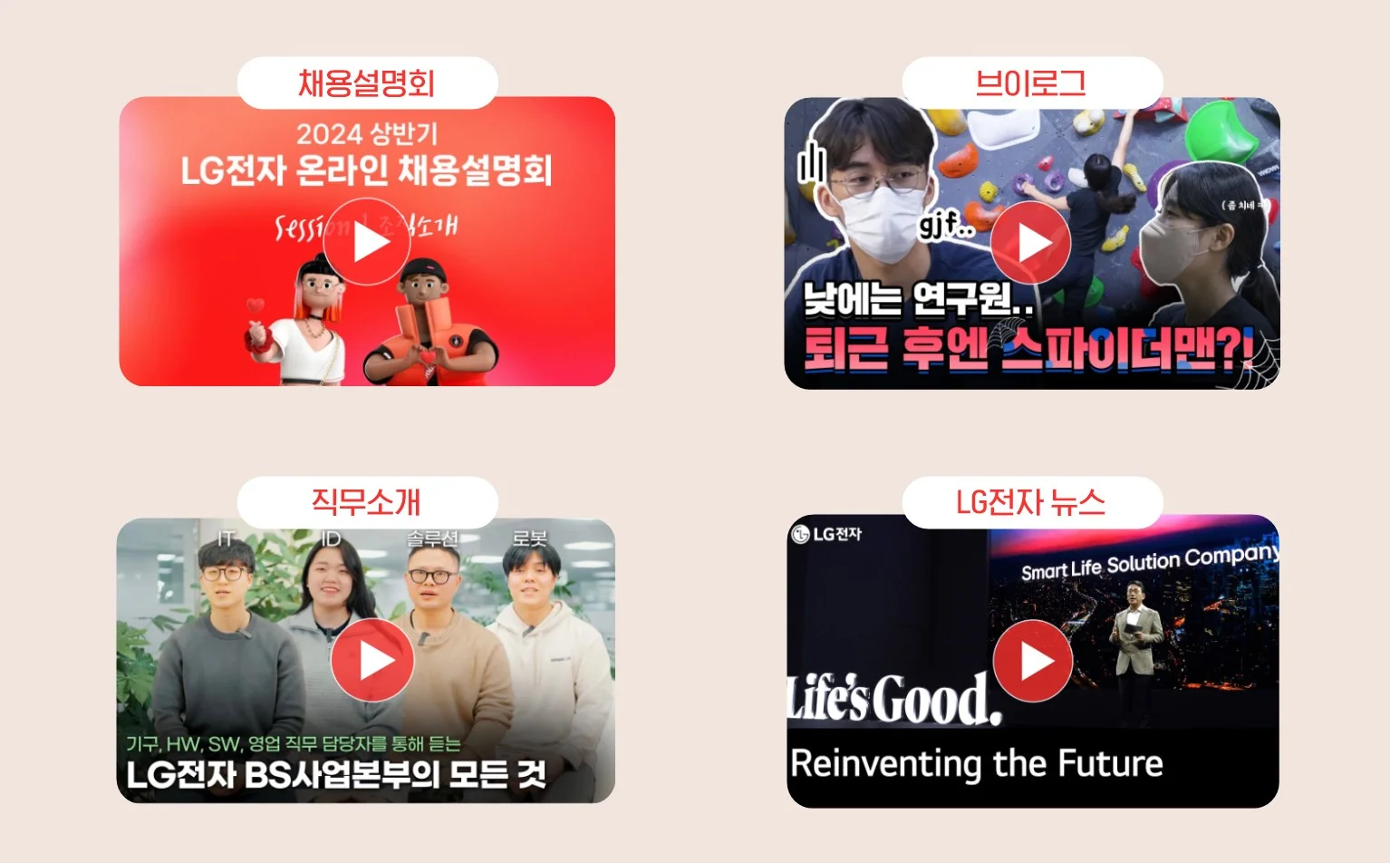사내·외 다양한 교육 콘텐츠를 제공하는 ‘엘지 in TV’