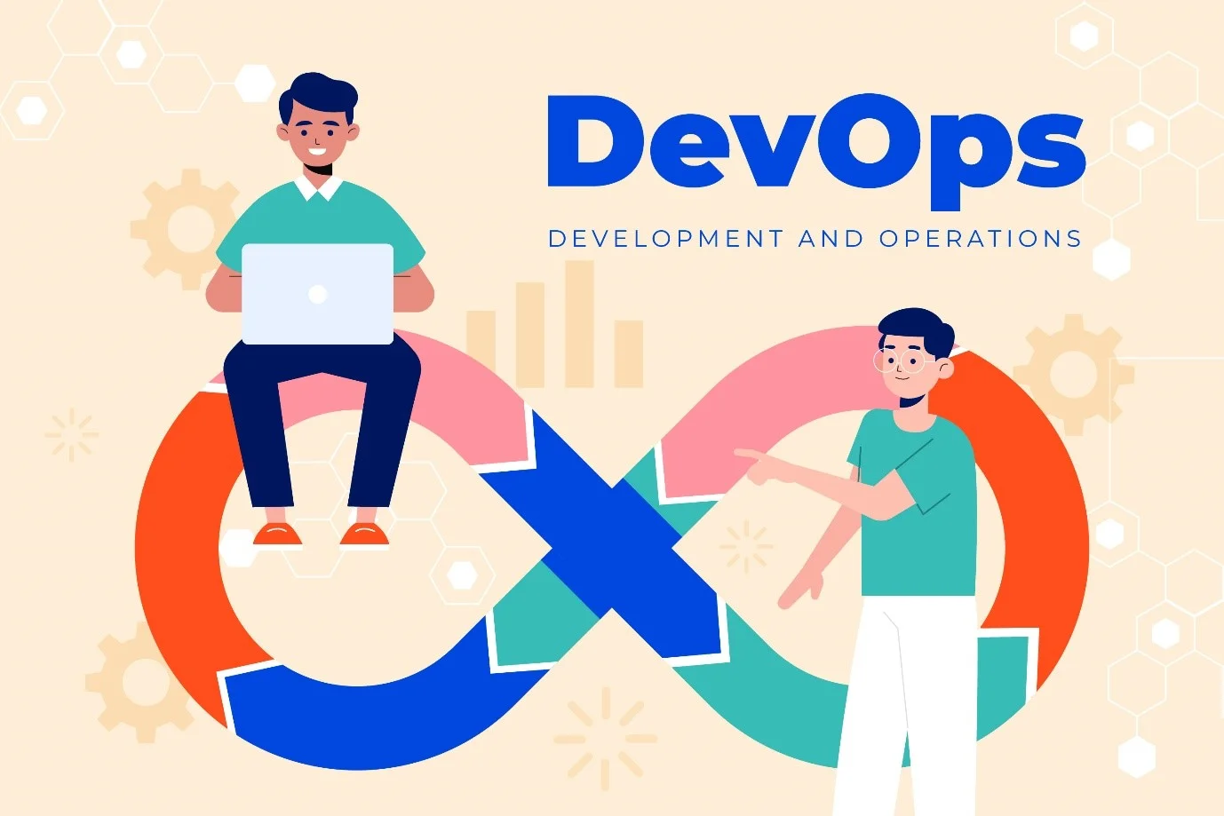 소프트웨어 개발과 배포 프로세스를 효율적으로 통합하고 자동화하는 DevOps (출처: Freepik)
